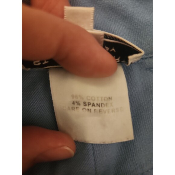 St. John Sport Light Blue Straight Leg Pants Size 4 - Picture 10 of 10